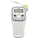 Brother PT-H105 Beschriftungsgerät (für 3,5 bis 12 mm breite TZe-Schriftbänder, bis zu 20 mm/Sek. Druckgeschwindigkeit), Mehrfarbig