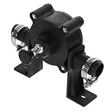 CLISPEED Handbetriebene Selbstansaugende Bohrmaschinenpumpe für Wasser Öl Kraftstoffe Kompakt Leicht Robust Effiziente Flüssigkeitsförderung ohne Strom für Haus und Garten