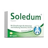 Soledum Kapseln | 50 Stück | Erkältungskapseln mit Cineol bei Entzündungen der Atemwege wie Bronchitis
