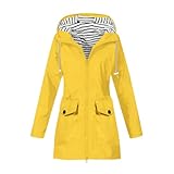 Mrat Jacke, Mantel für Damen, wasserdicht, leicht, Windbreaker, Kapuze, Outdoor-Mäntel, Regenmantel, Sonnenschutz, Tops, Reißverschluss, Trench-Overcoat, Kordelzug, Taschen, Wandern, Wandern, Camping