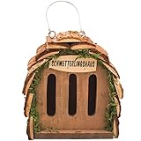 Gardigo Schmetterlingshaus zur Schmetterlingszucht und Gartendeko I Insektenhaus für Schmetterling zum Aufhängen