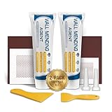 Deuvuo Spachtelmasse Weiß Innen, Wand Reparatur Reparaturspachtel Set Für Löcher Wand Füllen, Bohrlöcher Verschließen & Wandfarbe Ausbessern Weiß – Fertigspachtel mit Spachtel, Schleifpapier & Flicken