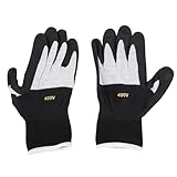 Hapivida Elektrikerhandschuhe Isolierhandschuhe, rutschfeste Gummihandschuhe 400V spannungsbeständig für Installation Wartung Elektroarbeiten