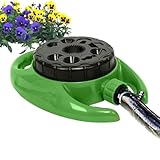 Gartensprinkler - Rotierende Gartensprinkler für große Flächen, oszillierender Sprinkler mit 9 Modi 360 Grad Rotation Automatisches Bewässerungssystem für den Außenbereich