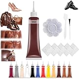 Alula777 Leder- und Vinyl-Reparaturgel-Set, professionelle Formel für Autositze, Sofas, Jacken und Polster, schnell trocknende Wiederherstellung (gelb)