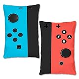 Yoljun 2er Set Gaming-Controller-Kissenbezüge, Gaming Kissen, Gamer Kissen, Kissenbezug Gaming, Gamer Deko, Weiches Plüsch, Für Wohnzimmer & Schlafzimmer, 40x40CM