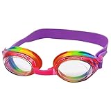 FROMCEO Kinder-Schwimmbrille für Jungen und Mädchen, Junior-Kinderbrille, Schnellverschluss-Riemen, auslaufsicher