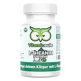 L-Theanin Kapseln - hochdosiert - 175 mg - Qualität aus Deutschland - Extrakt ohne Zusätze - vegan - laborgeprüft - Vitamineule®