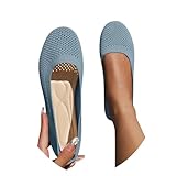 Halbschuhe Damen Freizeitschuhe Elegant Flach Ballettstil Tanzschuhe Neue Rundespitze Arbeitsschuhe Lässige Atmungsaktive Slippers Ballettschuhe Segelschuhe Smmerschuhe