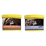 B & E Bienenwachs Lederbalsam + Sattelseife Set a 500 ml Polsterreiniger, Lederreiniger Handtaschen, Schuhe