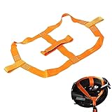 Motorrad Transportsicherung - Binderiemen Für Hinterrad, Abspanngurt, Verzurrsystem Tie Down Strap (Orange)