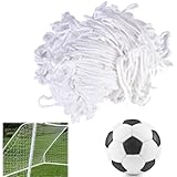 Hapivida Fußballnetz, Fußballtor Netz 3 x 2M Fußball Tor Net Ersatz-Fußballtornetz Zubehör Fußballtorpfosten Sportausrüstung für Fußballtor Sportspiel-Trainingstools