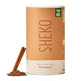 SHEKO Balance Shake Vegan Zimt - 14 Cremige Mahlzeitenersatz Shakes zum Abnehmen - Proteinreich, Glutenfrei & Natürlicher Geschmack - Abnehmen Shake
