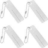 SEWACC 4 Stück Teiliges Angelhakenschärfer Langlebigem Material Tragbares Schleifwerkzeug für Scharfe Fischhaken Kompakt und Leicht für Outdoor Angelsport Geeignet