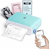 Phomemo M04S 300 DPI Mini Handy Sticker Thermodrucker – Tragbarer Bluetooth Drucker, 53/80/110 mm Druckbreite, Kompatibel mit iOS & Android, für Dokumente, Notizen, Etiketten,Aufkleber