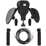 EFGETD Oberschenkeltrainer Gerät für Frau Mann 20KG-60KG Einstellbarer Widerstand Beckenbodentrainer Kegeltrainer 3 IN 1 Armtrainer Springseil für Zuhause