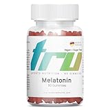 TRU Sports Nutrition | Melatonin Gummies - 60 Stück - 0,5mg bioaktives Melatonin pro Gummie - mit Vitamin B6, Lavendel- und Baldrianextrakt - Hochdosiert - 100% Vegan + Zuckerfrei