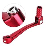 Lsaardth Motorrad Schalthebel Gear Shift Lever, Klappbarer Schalthebel Universal CNC Dirt Bike Pitbike Motorbike Schalthebel Motorrad Modifikation Zubehör für meisten Motorrad, 5,9x2,5 Zoll