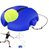 FAINCA 3 Stück Tennis-Trainer Tennistrainer Set Enthält 1 Runden Sockel 1 Tennisball Mit Schnur 1 Haken Tennis Rebounder Tennistrainer Mit Ball rutschfest für Solotraining Erwachsener