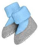 FALKE Unisex Baby Stoppersocken Baby Cosyshoe B HP Schurwolle rutschhemmende Noppen 1 Paar, Blau (Crystal Blue 6290), 17-18