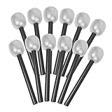 UKCOCO 12 Stück Teiliges Künstliche Mikrofone Leichte Bühnenrequisiten für Karaoke und Kostümpartys Sichere Spielzeugmikrofone für Halloween Geburtstagsfeiern und Bühnenauftritte