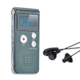 Digitales Diktiergerät,COVVY 8GB Audio Aufnahmegerät,Digitaler Voice Recorder mit Spracherkennung für Interview,Vorlesung,Unterricht,Meeting und Vorträge