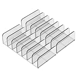 Veemoon 2 Stück Kosmetik Organizer Teilig Halbdurchsichtige Aufbewahrungsbox für Make Up mit Fächern für Lidschatten Lippenstifte und Mehr für Schminktisch und Schreibtisch