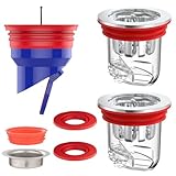 3 Stück Geruchsverschluss Dusche, 33-52mm Geruchsverschluss Bodenablauf, Geruchsstop Abfluss, Abfluss Geruchsstopp, Rückflussverhinderer für Bad, Küche, Keller, Insekten- und Geruchschutz
