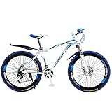 Mountainbike 26 Zoll Aluminiumlegierung Scheibenbremse Fahrrad für Damen und Herren - Leichtes Speedbike für Erwachsene für Studenten