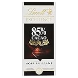 Lindt EXCELLENCE 85 % Kakao - Edelbitter-Schokolade | 100 g Tafel | Extra kräftige Bitter-Schokolade | Schokoladengeschenk