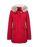 Woolrich John Rich & Bros. Damen Arctic Parka, Rot/Ausflug, einfarbig (Getaway Solids), L