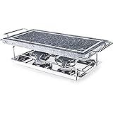 IBILI Grill Piedra 37X18 cm, Stainless Steel, Schwarz