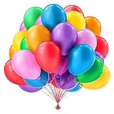 Luftballons Bunt 50 Stück,Bunte Luftballons Girlande Luftballons Geburtstag 10 zoll,Ballons für Deko Geburtstag,Deko Hochzeit,Party Deko,Babyparty