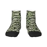 Grüne Sportsocken mit Golfplatz-Druck, vielseitige Sportsocken für Freizeit und Sport, tolle Passform für Fußgrößen 36–45, tarnfarbe, One size