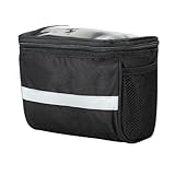 FZSECRIU lenkertasche Fahrrad，fahrradtasche Lenker，Cube ebike Korb，wasserdichte Herren Damen Fahrrad Lenkertasche ，Rennräder, Mountainbikes, Motorradtaschen Zubehör