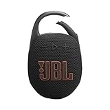 JBL Clip 5 - Schwarz – Tragbare Bluetooth-Lautsprecher-Box mit JBL Pro Sound, tiefem Bass und Playtime-Boost-Funktion – Wasserfest und staubfest – 12 h Laufzeit