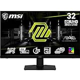 MSI MAG 322UPF 32 Zoll 4K Gaming Monitor - UHD 3840x2160, Rapid IPS, 160 Hz, 1 ms, 16:9, HDR 400, Adaptive Sync, schwarz