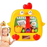 Generisch Klauenmaschine Spielzeug,Kleine Klauenmaschine - Huhn Elektronische Hühner-Fun-Grabber-Maschine,Süßigkeitenautomat, interaktives Candy-Spiel für und Kinder