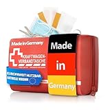 BigDean KFZ Verbandstasche 2025 'MADE IN GERMANY' Verbandskasten nach aktueller Norm – Erste Hilfe Set Auto europaweit nutzbar – DIN 13164:2022 (StVO konform)