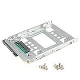 DSLRKIT 2.5' SSD to 3.5' SATA Hard Disk Drive HDD Adapter Caddy Tray CAGE Hot Swap Plug，MEHRWEG