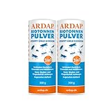 ARDAP Biotonnenpulver 2 x 500g - Anti Maden Biotonne - Mülltonnen Pulver - Gegen Fliegen, Maden, Ungeziefer & üble Gerüche - Für ca. 600l Bio Abfall - Stoppt üble Gerüche, biologisch abbaubar