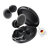 Duppiie Pro Ohrstöpsel zum Schlafen | 47dB SoundTarget zertifiziert | Wolkenweicher Komfort mit 3-facher Schalldämmung | 8 Größen für Schlaf, Büro & Reisen