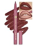 Jutqut Wasserfester Lipliner, Lippenstift Long Lasting, Waterproof Wischfest Lip Liner, Matte Liquid Lippenkonturenstift, High Pigmented Makeup Lip Pencil, Smooth Lippenliner, natürlich Lipstick