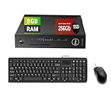 Dell Wyse 5070 Mini Desktop Computer PC, Intel Pentium Silver J5005 1.5GHz, 8GB RAM, 256GB SSD, USB WiFi, Bluetooth, 4K-Unterstützung, US QWERTY Tastatur & Maus, Windows 11 Pro (Generalüberholt)