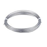 Edelstahlseil, Edelstahl-Drahtseil, 7x7-litzig, 1/16 Zoll, 285 lbs, silberfarben, verschiedene Größen(35M/114.8Ft)