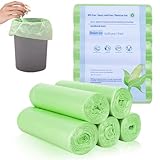 Bio Müllbeutel, 100 Stück Biomüllbeutel 10L, Biomülltüten Kompostierbare Müllbeutel Müllsack Biologisch Abfallsäcke für Küche Büro Wohnzimmer(45X50cm,Grün) (100pcs 10L)