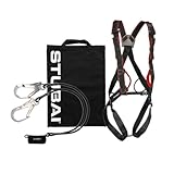 STUBAI Gerüstbau-Set PSA | Komplettgurt, Verbindungsmittel ABSORB-Y 126 Pro und Tragetasche für hohe Sicherheit und Komfort für Profikletterer | Klettersicherheitsausrüstung