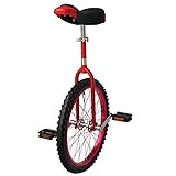 Großes 50,8 cm/61 cm Erwachsenen-Einrad für Damen/Männer/Jugendliche/große Kinder, 35,6 cm/40,6 cm/45,7 cm Rad, Kindereinrad für 5/6/7/8/9/10/12 Jahre alte Kinder/Jungen/Mädchen, 61 cm langlebig (40,6