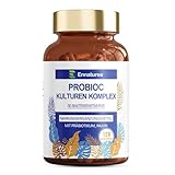 Probiotika Kapseln, Kulturen Komplex Magensaftresistent & Vegan mit 300 Mrd. KBE/g 30 Bakterienstämme mit Inulin Fördert mit Lactobacillus & Bifidobakterien, 120 Kapseln