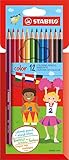 STABILO - Buntstift - color - 12er Pack mit 12 verschiedenen Farben